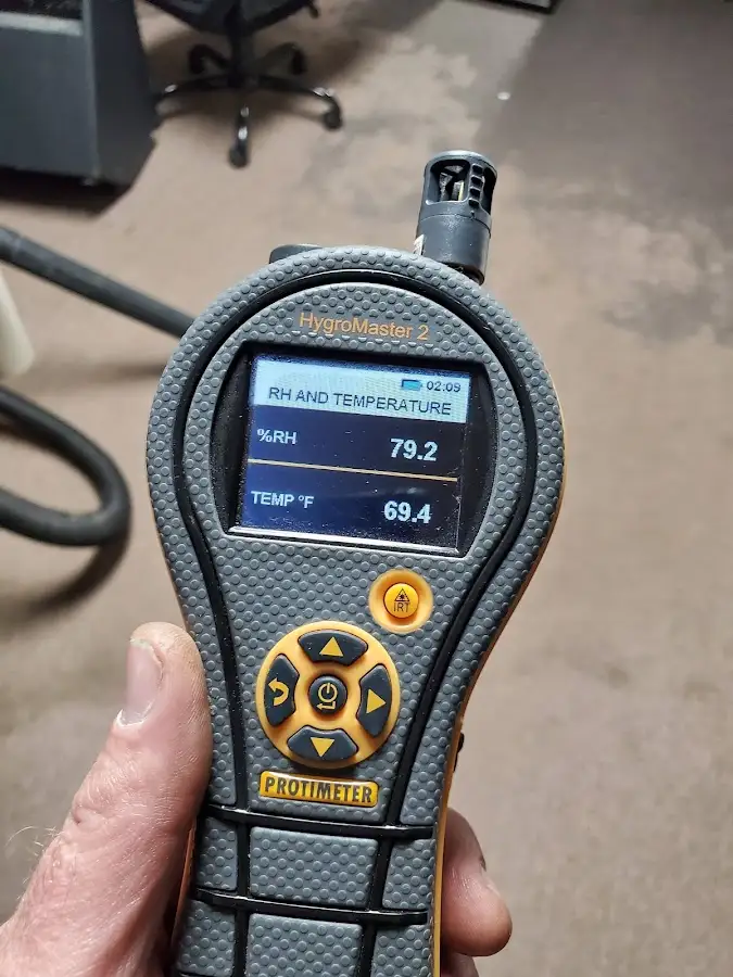 Moisture meter humidity assessment for Mold Remediation & Removal in Havre de Grace